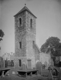 General view of tower and gable from SW.