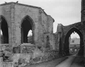 Chapter house, view from W.