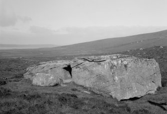 View of chambered cairn from the south-west.
