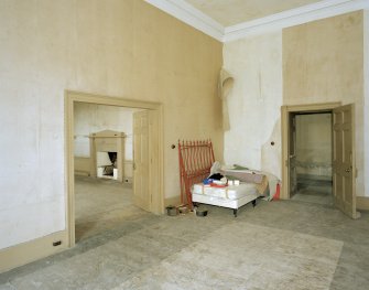 Interior.  Ground floor, entrance hall, view from south east