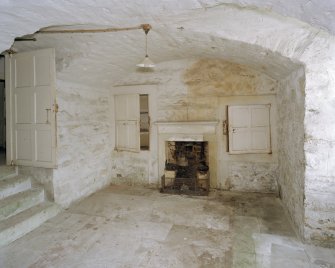Interior.  Ground floor, gun room , view from north