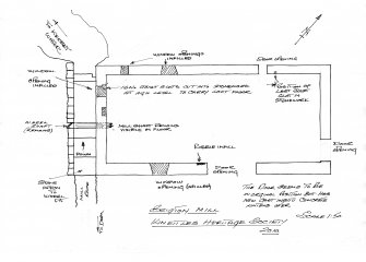 Plan of Brigton mill ground floor.