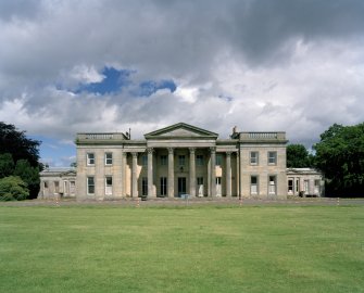 Axial view of Stracathro House from S
