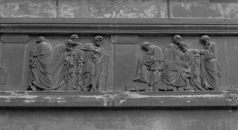 South facade. Detail of frieze.