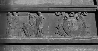 South facade. Detail of frieze.