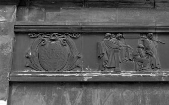 South facade. Detail of frieze.