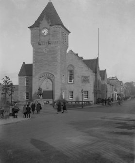 View of Cornhill Square, Galashiels, from NW.