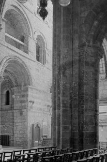 View of S transept.
