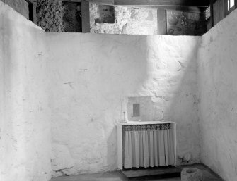 Interior.
View of SE wall in chapel.