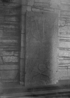 Detail of tombstone of Thomas Taylor.