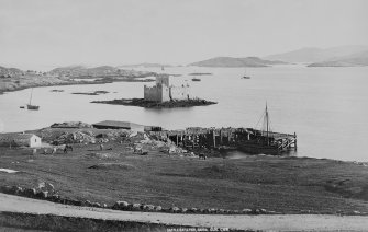 Historic photograph showing view from NW.