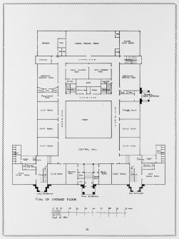 Ground floor plan, New Adademy, Hamilton.