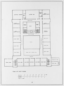 First floor plan, New Adademy, Hamilton.