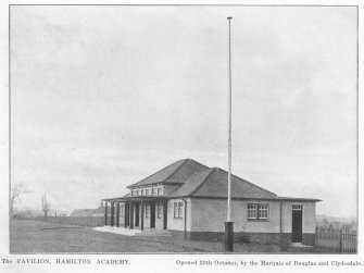 Page extract showing image of The Pavilion, Hamilton Academy