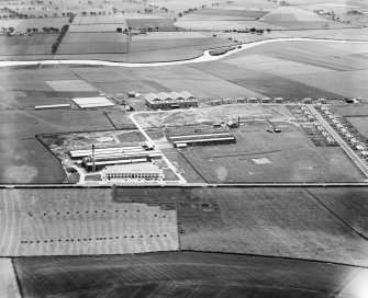 India Tyre and Rubber Co. Factory, Greenock Road, Inchinnan.  Oblique aerial photograph taken facing south.