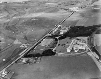 Turnberry Hotel, Maidens Road, Turnberry.  Oblique aerial photograph taken facing north.