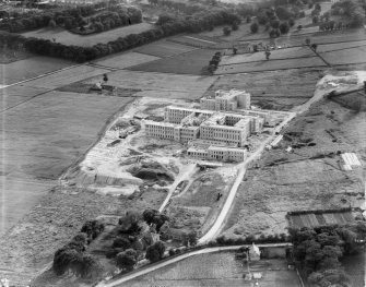 Royal Infirmary, Foresterhill Road, Aberdeen.  Oblique aerial photograph taken facing west.