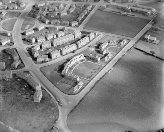Stenhouse Housing Estate, Edinburgh.  Oblique aerial photograph taken facing south-east.