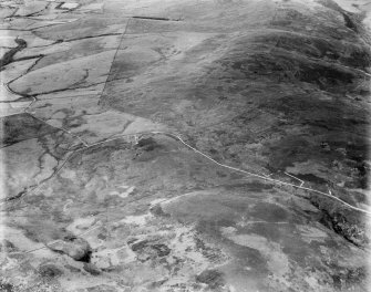Glenapp Estate, general view, showing Finnarts Hill and Penderry Hill.  Oblique aerial photograph taken facing north-east.
