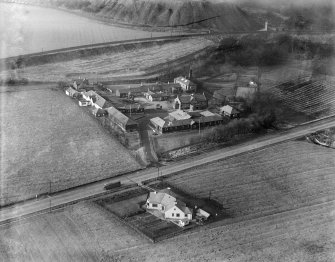 Bellshill Maternity Hospital, North Road, Bellshill.  Oblique aerial photograph taken facing west.