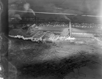 John G Stein and Co. Ltd., Castlecary Brickworks.  Oblique aerial photograph taken facing north.