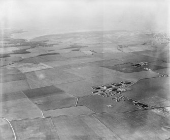 Gullane Aerodrome, Drem.  Oblique aerial photograph taken facing west.