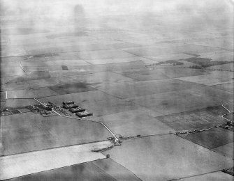 Gullane Aerodrome, Drem.  Oblique aerial photograph taken facing south.