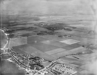 Aerodrome, Port Seton.  Oblique aerial photograph taken facing east.