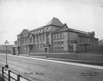 View of facade from the North East, Hamilton Academy