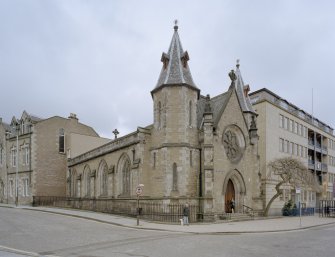 Church (now library), view from south west