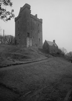 Kinnaird Castle. General view.
