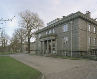 General view Harlaw Academy, Aberdeen,and used as a First World War hospital, from west north west