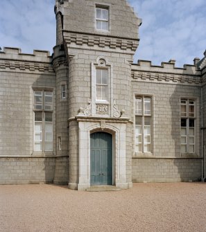 View of main entrance on S facade