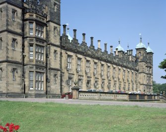 View of east front from south east