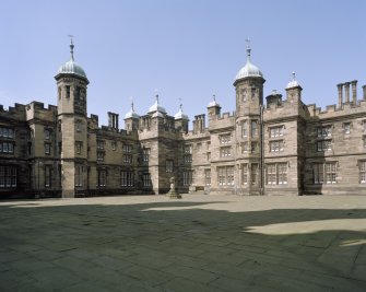 View of courtyard from south east
