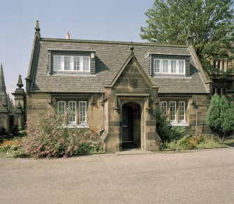 West lodge, view from east