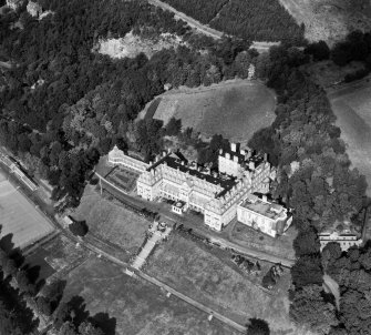 Hydro Hotel, Innerleithen Road, Peebles.  Oblique aerial photograph taken facing north.
