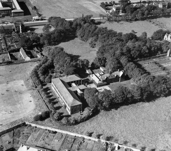 St Margaret's Convent School, Renfrew Road, Paisley.  Oblique aerial photograph taken facing north-west.