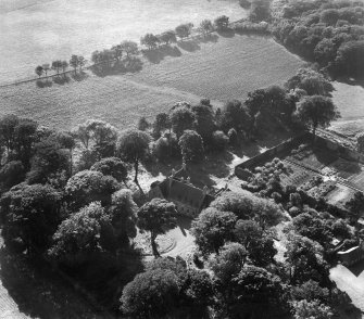 Kildalloig House.  Oblique aerial photograph taken facing south.