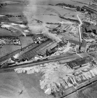 Stewarts and Lloyds Ltd. Works, Waverley Street, Coatbridge.  Oblique aerial photograph taken facing east.