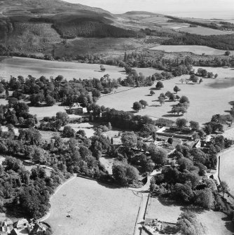 Southwick House and Walled Garden, Caulkerbush.  Oblique aerial photograph taken facing east.