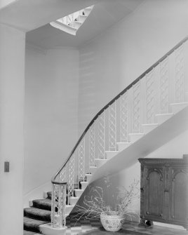 Interior. View of stair.