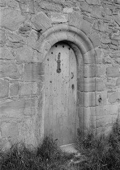 View of doorway.