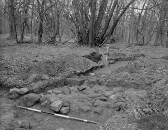 Excavation of Roman road.