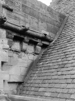 Detail of corbelling.