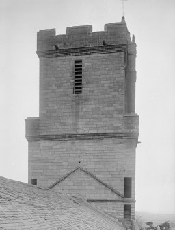 Detail of tower.