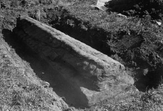 View of hogback stone.