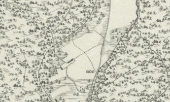 Extract from the 1st Edition of the OS 6-inch map (Inverness Mainland 1881, Sheet XI.10 (Combined)