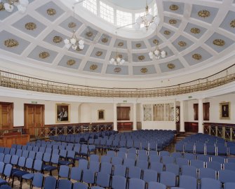 Interior, assembly hall, view from north west