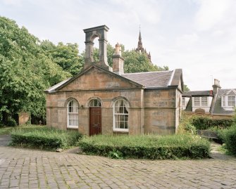 View of lodge fromN.